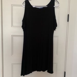 Black “Cold Shoulder” Dress